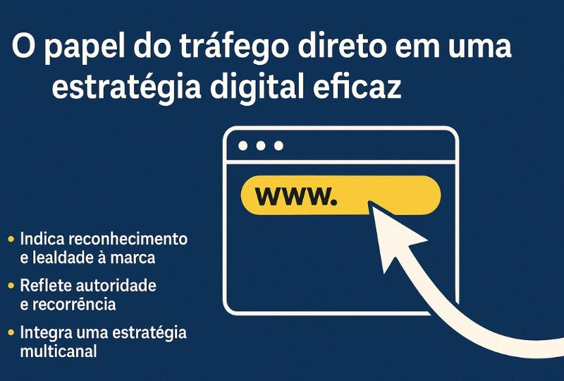 O que é tráfego direto no marketing digital