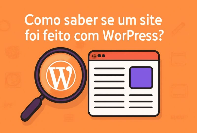 como saber se um site foi feito com wordpress