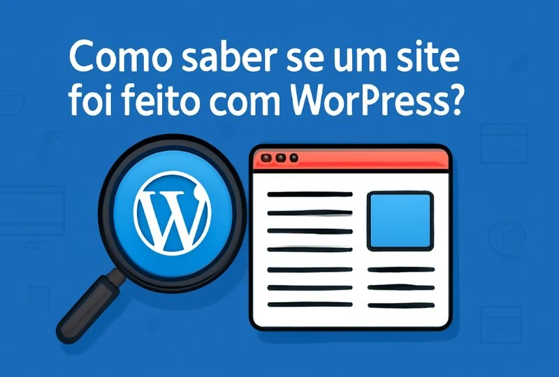 como saber se um site foi feito com wordpress