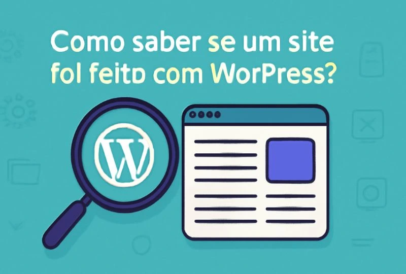 como saber se um site foi feito com wordpress