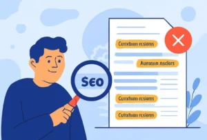 Quais são os erros comuns ao otimizar artigos para seo.